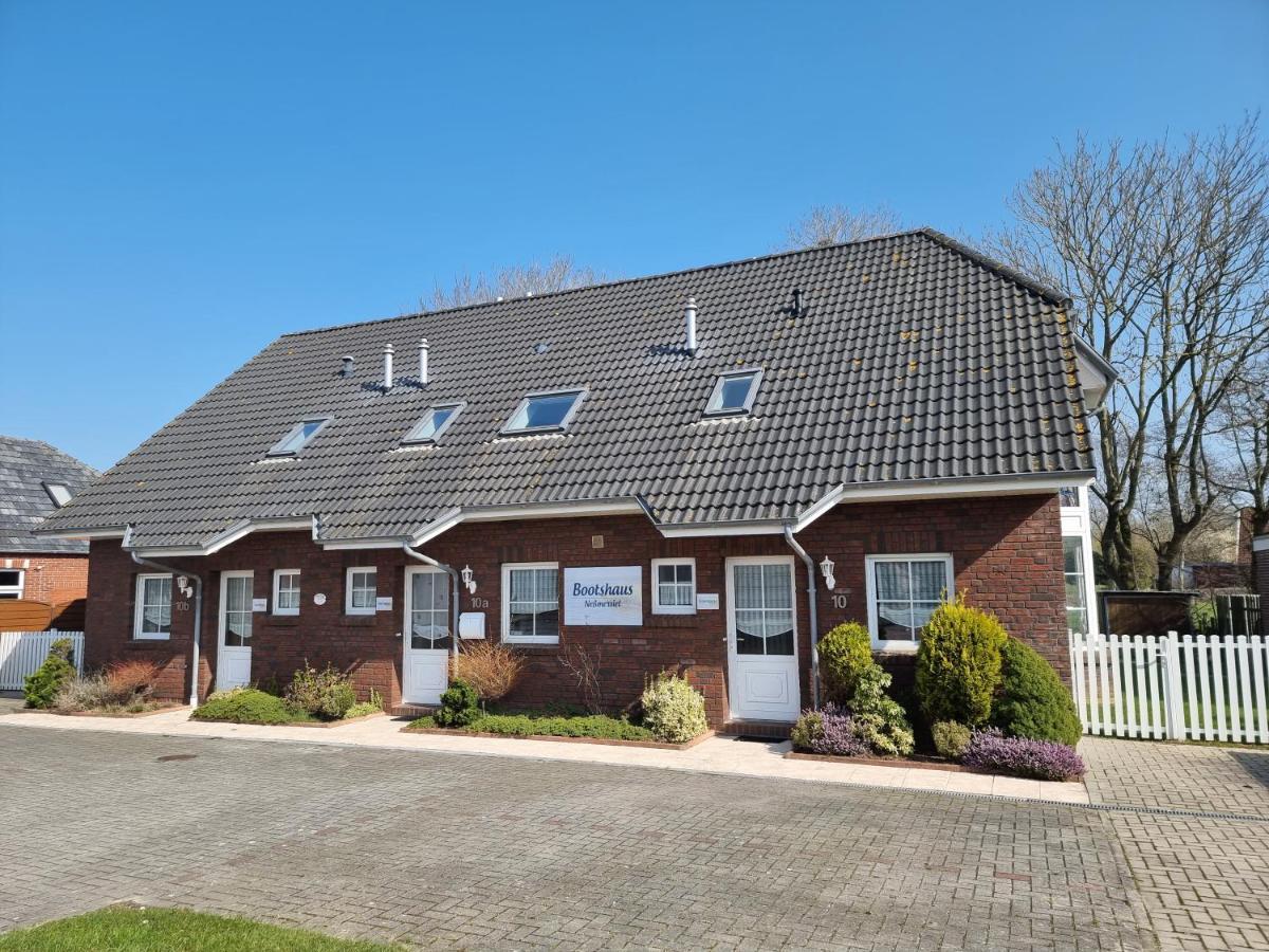 Ferienhaus Steuerbord Im Bootshaus Neßmersiel Extérieur photo